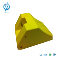 Heavy Capacity PU Material Truck Parking Wheel Chocks