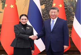 President Xi Jinping Meets with Thai Prime Minister Paetongtarn Shinawatra