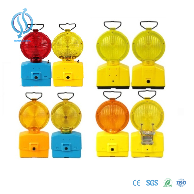 Amber And Yellow Color Safety Traffic Warning Light Within 6V 4r25 Battery