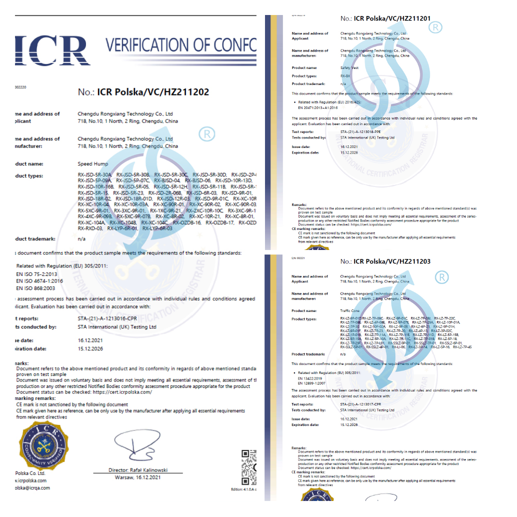 Update CE certificates
