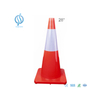 Inflatable Orange And White Traffic Cone for Roadway Safety