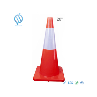 High Intensity orange traffic cone for roadway