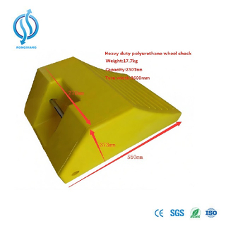 Heavy Capacity PU Material Truck Parking Wheel Chocks