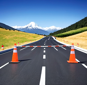 What does different traffic cone color mean?