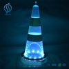 Solar led flashing traffic cone 
