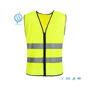 Stylish Reflective Vest with Zip Off Sleeves for Bike Riding